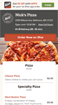 Mobile Screenshot of nickspizzadelivery.com